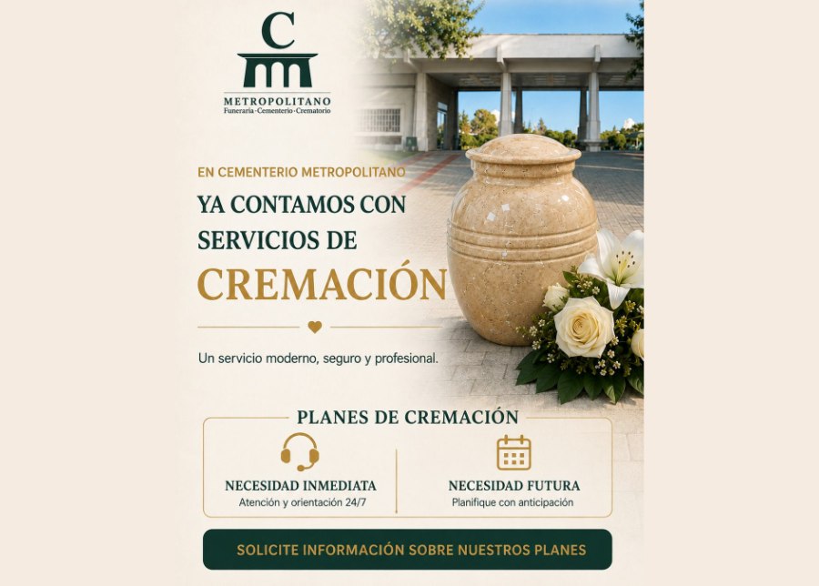 Nuevo servicio de cremación, conoce más aquí
